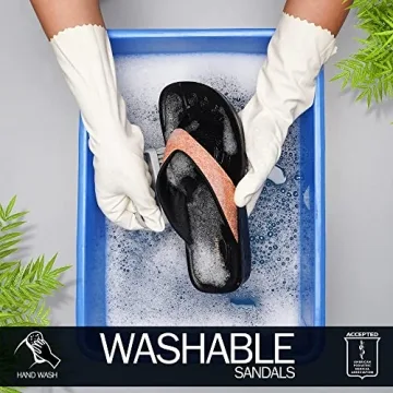 AEROTHOTIC Comfortable Flip Flops for Women with Arch Support