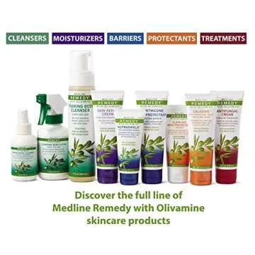 Medline Remedy Olivamine Antimicrobial Cleanser, 8-oz Spray Bottle