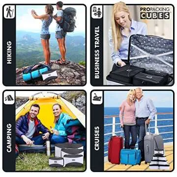 PRO Packing Cubes - Premium Quality Luggage Organizer Set