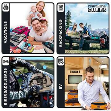 PRO Packing Cubes - Premium Quality Luggage Organizer Set