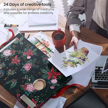 ARTEZA Advent Calendar 2022 with 26 Artistic Gifts