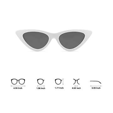 Stylish OZPYKAE Women’s Cat Eye Sunglasses for Fashion