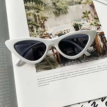 Stylish OZPYKAE Women’s Cat Eye Sunglasses for Fashion