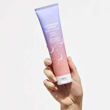 Pacifica Body Lotion – Lavender Scented Moon Relaxing Body Moisturizer Cream with Rose, Chamomile & Vitamin E, Lightweight, Vegan & Cruelty-Free Dermatologist Tested (1 Count)
