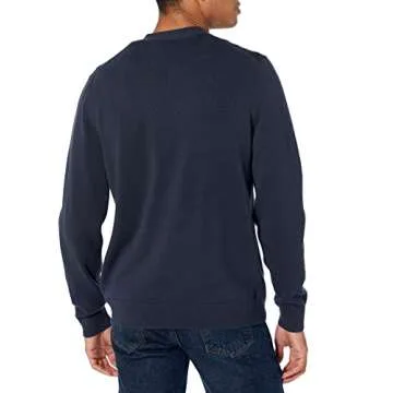 Amazon Essentials Men's Cotton Cardigan Sweater, Navy, X-Large