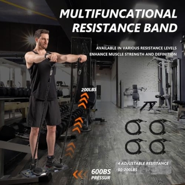 AERLANG Portable Home Gym System Push Up Board & Ab Roller