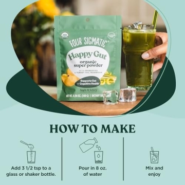 Four Sigmatic Organic Greens Powder for Gut Health