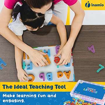 Magnetic Letters and Numbers for Toddlers - 263 Foam Alphabet Magnets, Fridge Magnets for Kids - ABC Magnets - Fridge Magnets for Toddlers, Large Foam Letters Kids Magnets for Fridge or Refrigerator