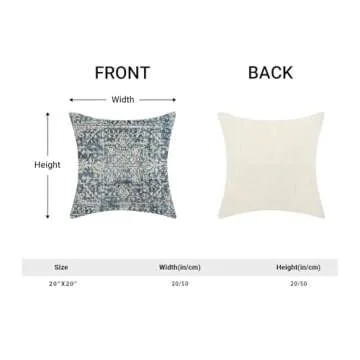 Stylish Navy Blue Boho Pillow Covers for Every Space