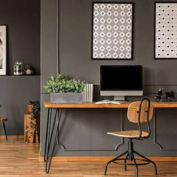 Faux Eucalyptus Plants in Rustic Wood Planter Box