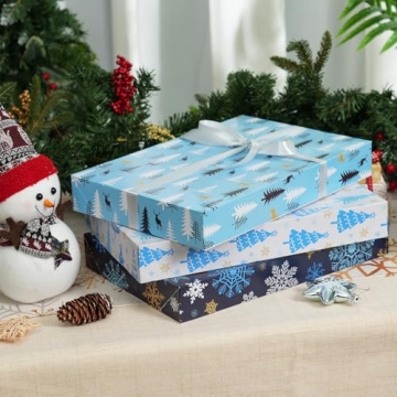 Moretoes 12pcs Christmas Gift Boxes for Holiday Gifting