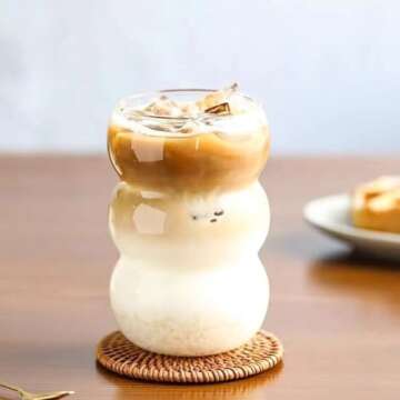 URMAGIC Vintage Drinking Glasses for Stylish Beverages