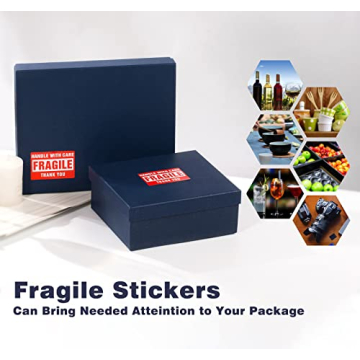 LuckyGuard Fragile Stickers - 1 Roll of 500 Labels