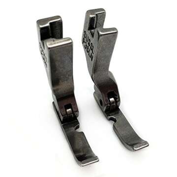 YEQIN Industrial Sewing Machine Cording Zipper Foot P36LN/P36N - for Juki,Brother,Riccar,Singer