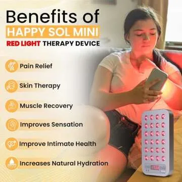 Happy Sol Mini Go Portable Red Light Therapy Device