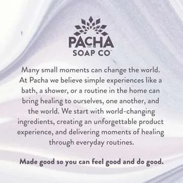 Pacha Jasmine Gardenia Bar Soap 3 Pack | Premium, Handcrafted, Hydrating | Natural Face Wash, Hand Cleanser, Body Wash | Soothing Essential Oils, 4 oz