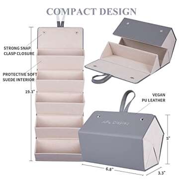 APL Display Sunglasses Organizer for Travel and Home Use