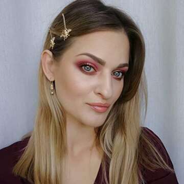 4 Pieces Bee Hair Clips Minimalist Side Bobby Pins Elegant Metal Hairpin Decorative Sweet Headwear Hair Accessories for Women (Gold and Sliver)