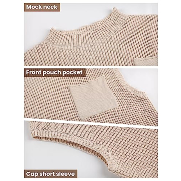 Lentta Women's Stylish 2 Piece Sweater Set with Pockets