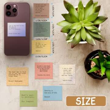 240PCS Vintage Motivational Quote Stickers, Typewriter Style Scrapbook Stickers, Famous Words Literary Inspirational Journaling Stickers Planner Bullet Journal Supplies