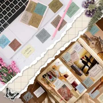 240PCS Vintage Motivational Quote Stickers, Typewriter Style Scrapbook Stickers, Famous Words Literary Inspirational Journaling Stickers Planner Bullet Journal Supplies