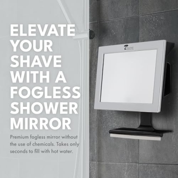 ToiletTree Fogless Shower Mirror - Shaving Essential