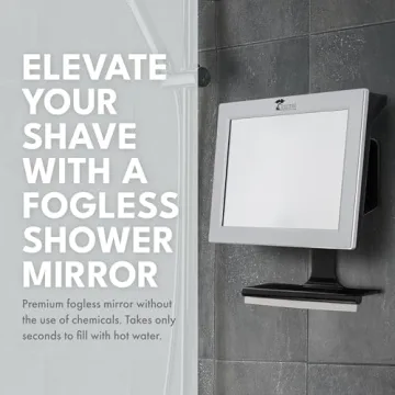 ToiletTree Fogless Shower Mirror - Shaving Essential