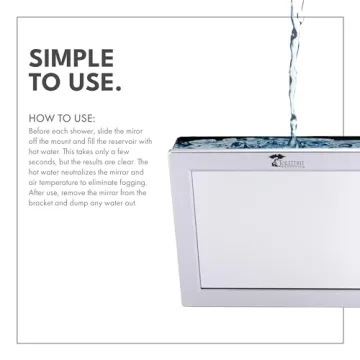 ToiletTree Fogless Shower Mirror - Shaving Essential