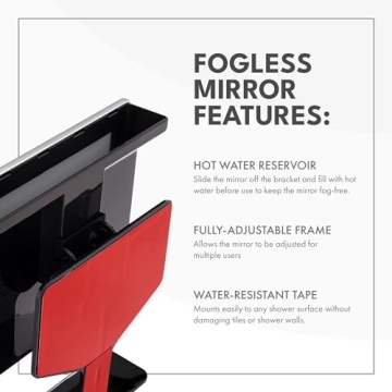 ToiletTree Fogless Shower Mirror - Shaving Essential