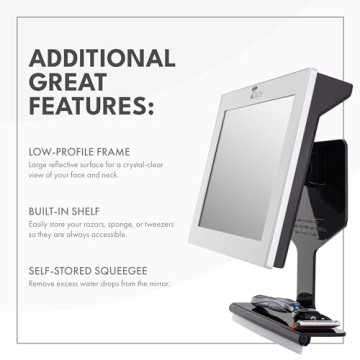 ToiletTree Fogless Shower Mirror - Shaving Essential