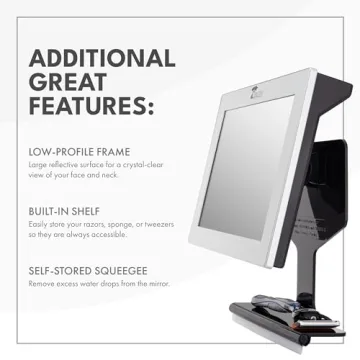 ToiletTree Fogless Shower Mirror - Shaving Essential