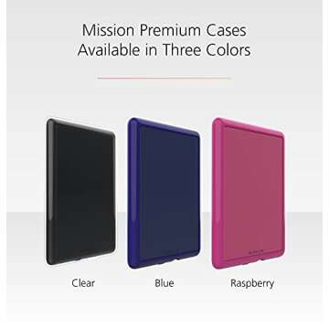 Made for Amazon, Clear Case with Screen Protector for Kindle Paperwhite & Kindle Paperwhite Signature Edition.