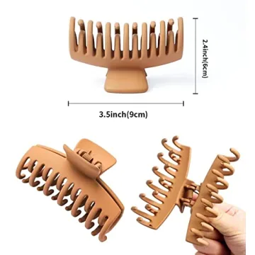 Vsiopy 6 Pack Strong Hold Medium Large Hair Clips