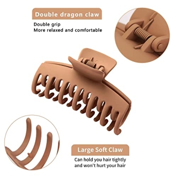 Vsiopy 6 Pack Strong Hold Medium Large Hair Clips