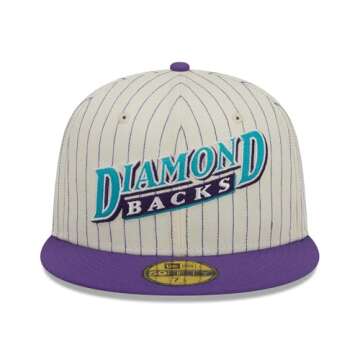 Arizona Diamondbacks Retro Jersey Script Fitted Cap