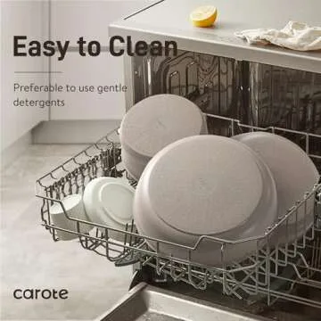 CAROTE 21pcs Pots and Pan Set Non Stick, Nonstick Induction Cookware, Detachable Handle Cookware Set, Removable Handle, RV Oven Safe Cookware, Taupe