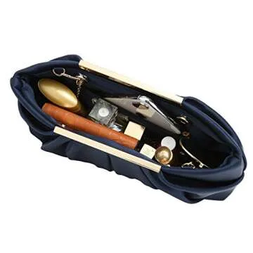 Elegant Pleated Satin Clutch Bag for Women