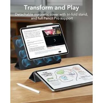 ESR iPad Mini 7 Case with Pencil Support and Trifold Stand