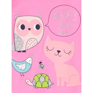 Cute Simple Joys Baby 6-piece Pajama Set for Girls