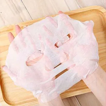 DIY 100 PCS Compressed Cotton Facial Mask Sheet Grain