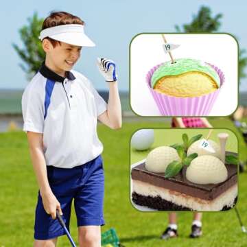 Layhit 300Pcs 19th Hole Drink Stirrers for Golf Party Supplies