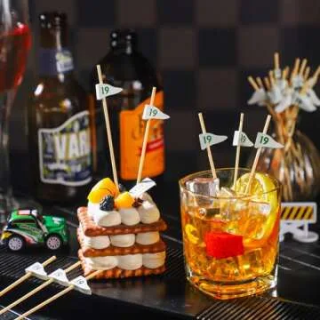 300Pcs 19th Hole Cocktail Picks for Golf Parties