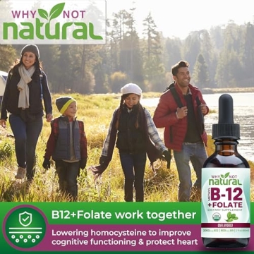Organic B12 Liquid Plus Folate - Sublingual Energy Drops