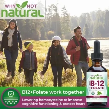 Organic B12 Liquid Plus Folate - Sublingual Energy Drops