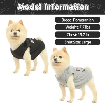 Fashionable Dog T Shirts - Stylish Pet Vests 2 Pack