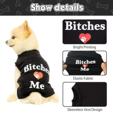 Fashionable Dog T Shirts - Stylish Pet Vests 2 Pack