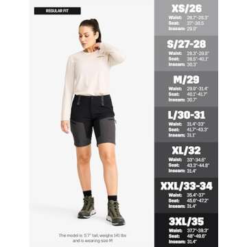 RevolutionRace Women's RVRC GP Shorts, Durable and Water Repellent Hiking Shorts for All Outdoor Activities, Jet Black, S