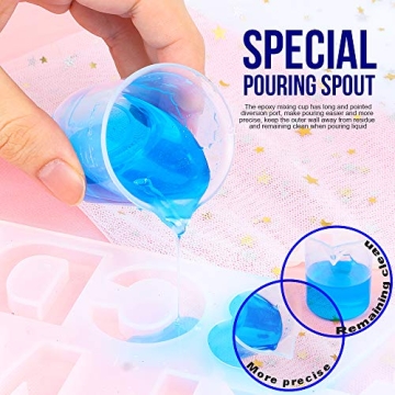 LEOBRO 50ml Epoxy Mixing Cups 38PCS for Crafts and Cooking