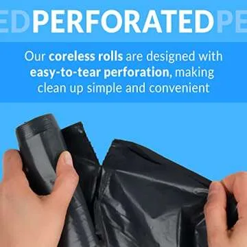 Reli. SuperValue 33 Gallon Trash Bags | 125 Count | Made in USA | Heavy Duty | Black Multi-Use Garbage Bags