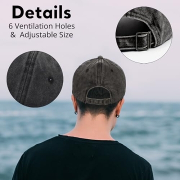 Rofiowa Hiking Adjustable Baseball Cap for Outdoors
